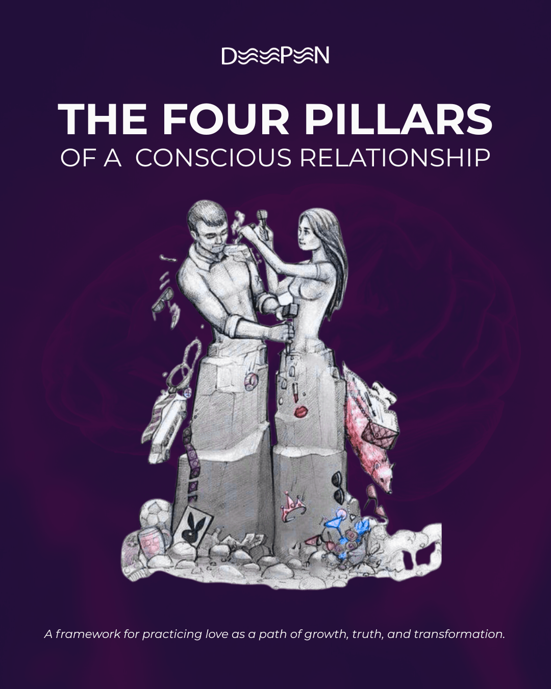 The Four Pillars of a Conscious Relationship, WeDeepen Free Guide
