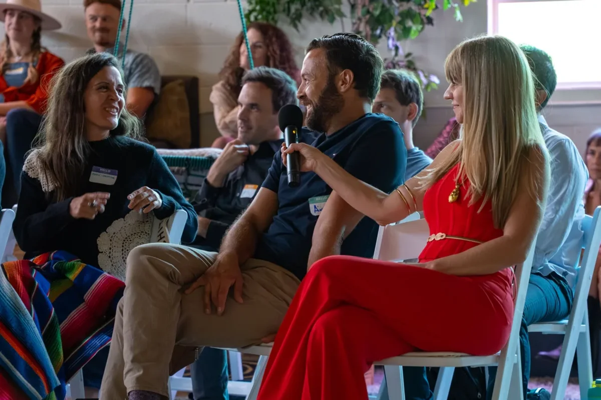 A live panel and hot seat coaching at WeDeepen In-Person
