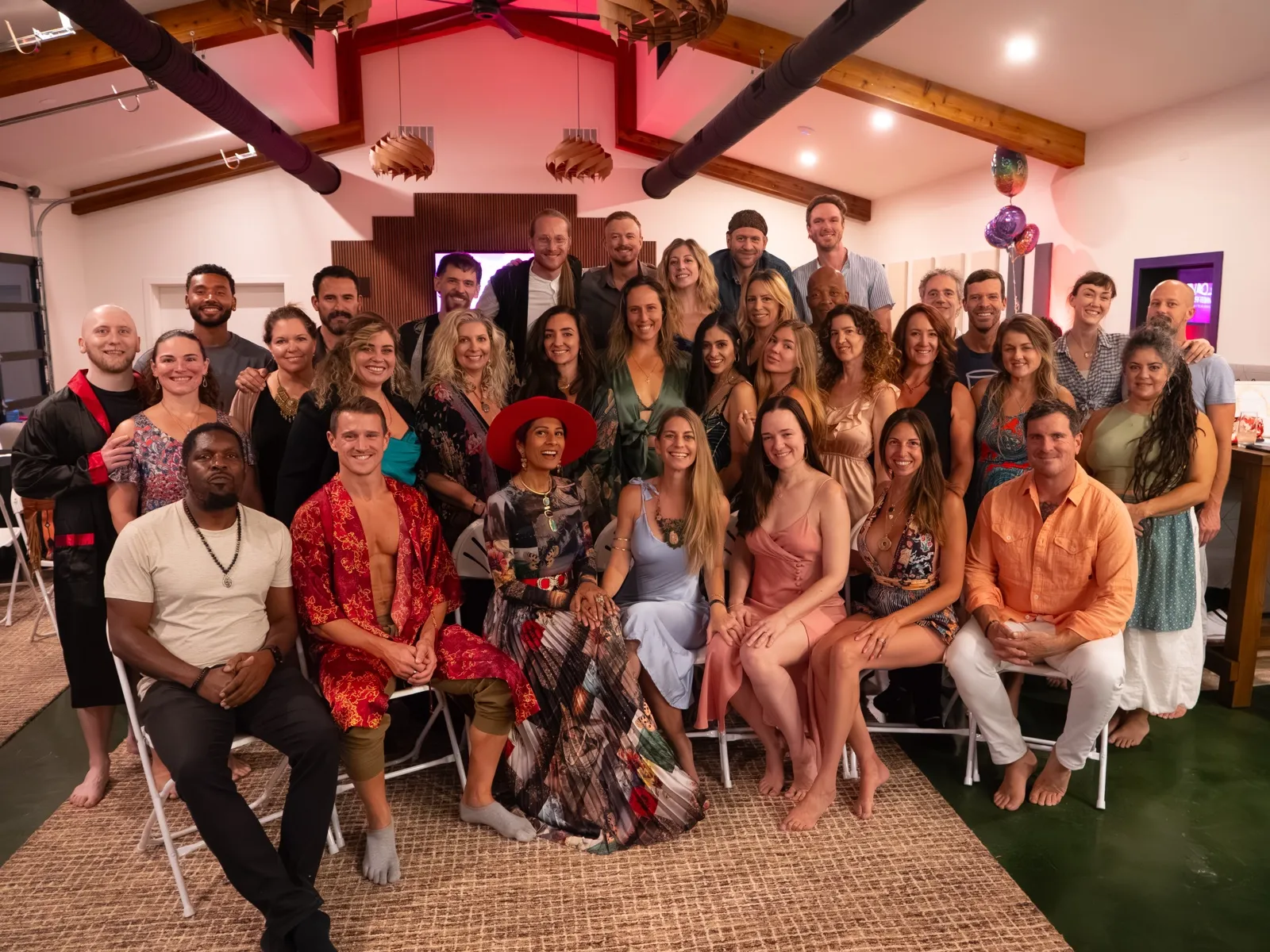 The full Love Immersion group gathered in celebration