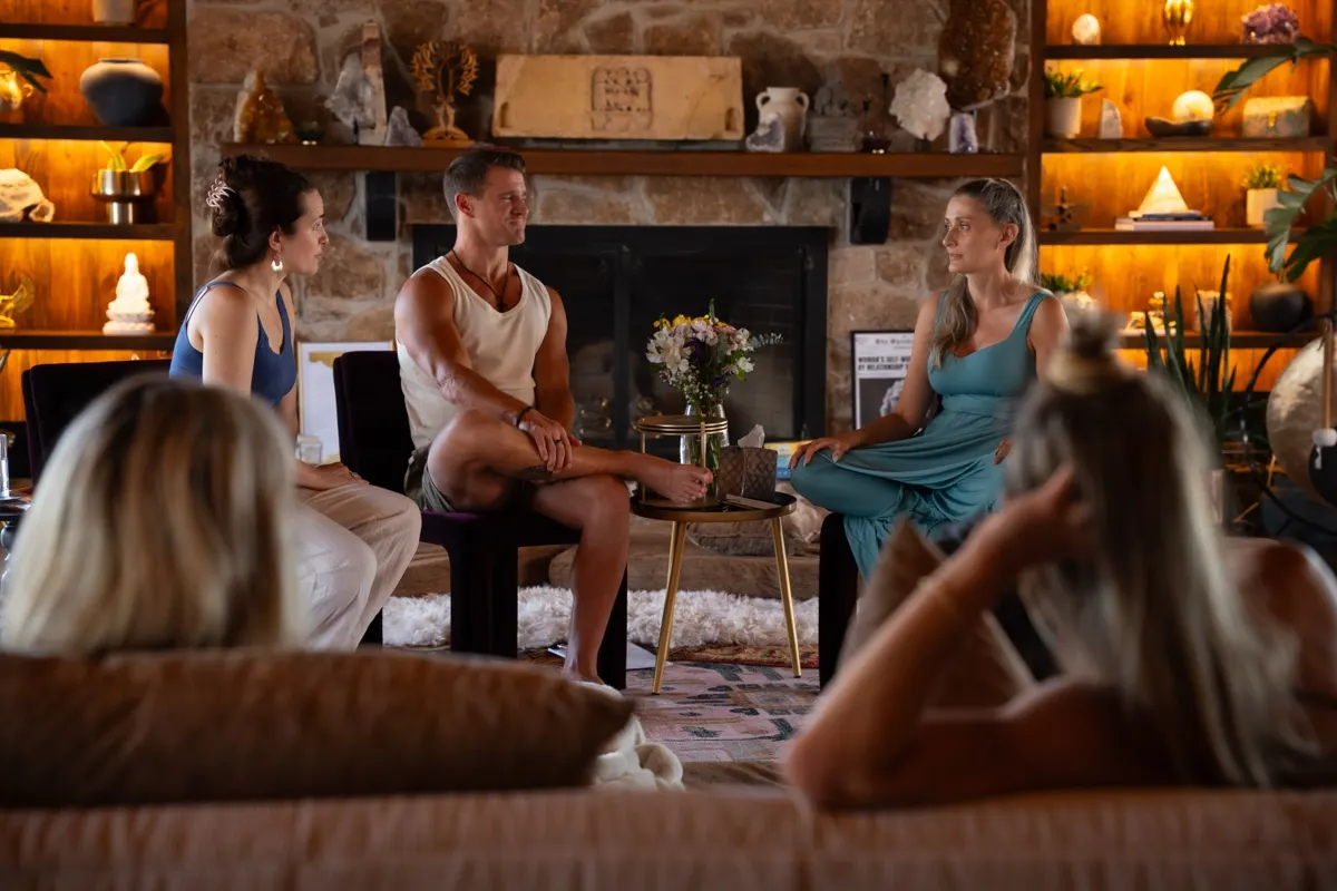 A moment of connection at a Love Immersion
