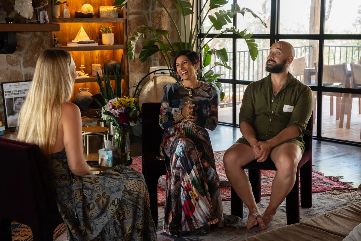 Hot seat coaching with two guides at a Love Immersion