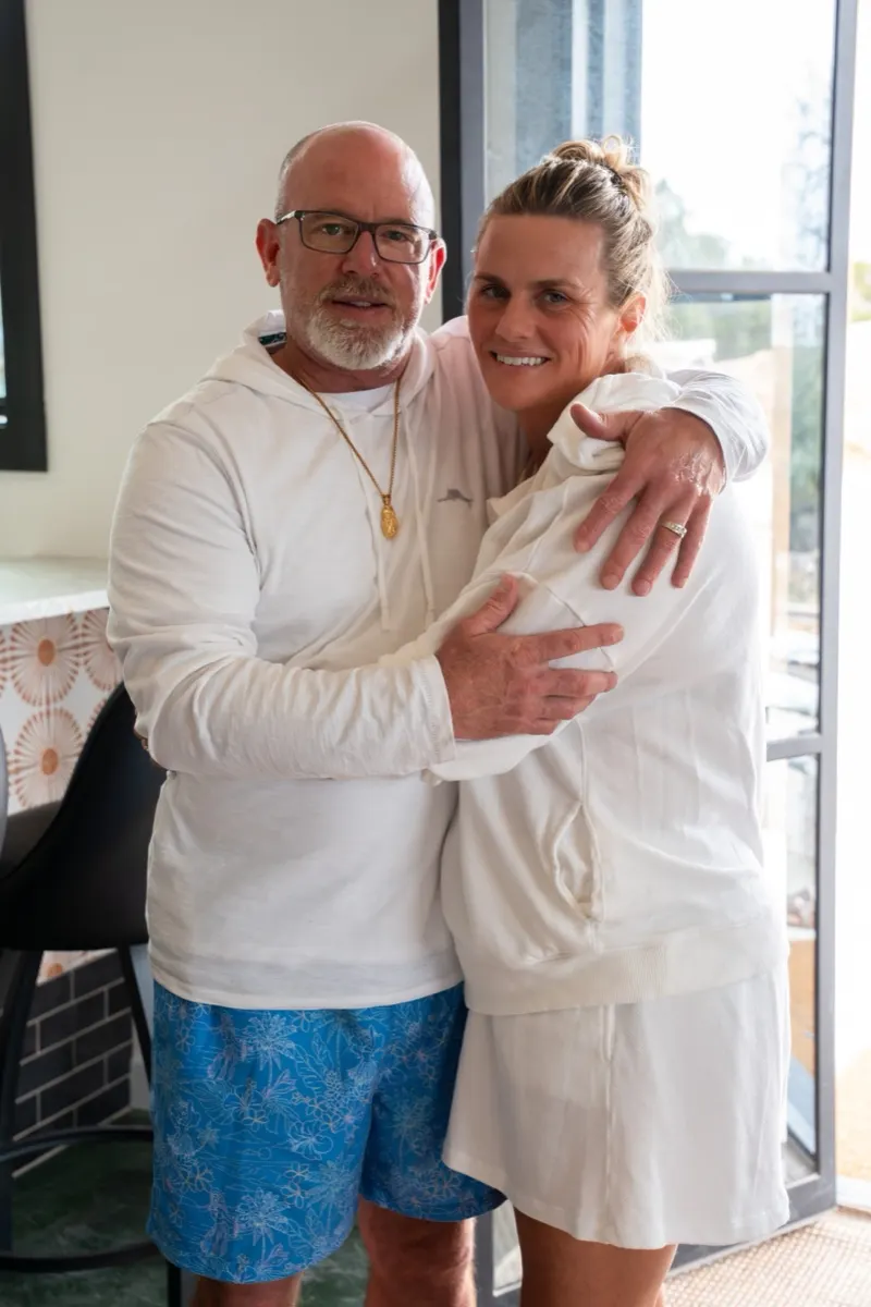 A couple embracing at a Love Immersion