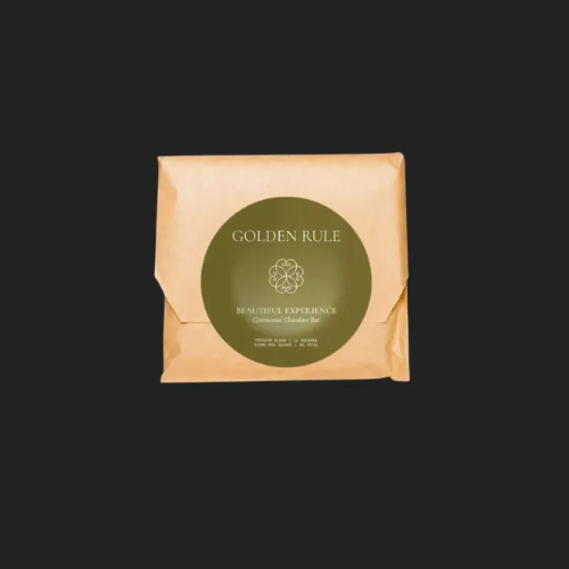 Golden Rule ceremonial chocolate